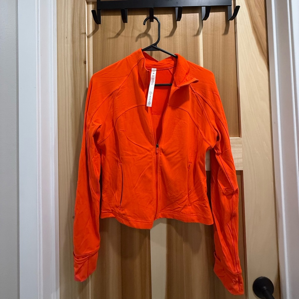 lululemon athletica Vibrant Orange Bomber Jacket